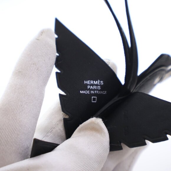 Hermes Black Alligator/Lizard Birdy Charm - Picture 5 of 7